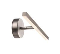 Applique murale IP S13 40 Métal Acier Brossé, H.9 - IP44 - LED Module / Intérieur