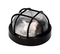 Wall light RONDO E27 60W IP44 black EDM 34353