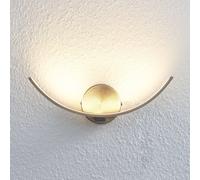 LED Applique Murale Iven (Moderne) en Gris Métal e. a. pour Salon & Salle à manger (1 lampe,à), Applique, Lampe Murale, Eclairage, Luminaire Mural