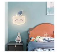 Applique Murale, Jolies Lampes murales pour Chambre d'enfant avec nœud Rose, Lampe Nuage, Lampe de Chevet Moderne et Romantique pour Chambre de Princesse, éclairage pour Chambre