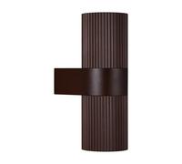 Nordlux Applique murale Kyklop GU10, 2 sources lumineuses, aluminium couleur rouille IP54