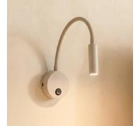 Applique murale Lagos TK Lighting, dimmable, beige, Chambre à coucher, Métal, Applique Murale