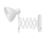 Applique Murale Lampe À Bras Rétro Blanche Avec Interrupteur E27 Pour Lire