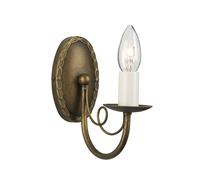 Applique Murale Lampe Acier Black Or B 8,5 CM Couloir 1 à Flammes