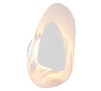 Applique murale lampe de chambre design nuages verre transparent H 31,5 cm