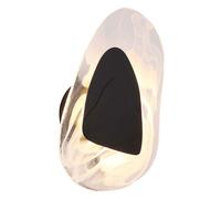 Applique murale lampe de chambre LED design nuages verre transparent H 31,5cm