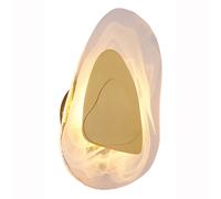 Applique murale lampe de chambre lumière verre nuages design laiton LED
