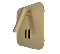 Applique murale lampe de couloir lampe de couloir métal doré mat spot mobile LED