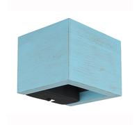 Applique murale lampe de couloir LED lampe de salon bleu antique haut bas H 9,8 cm