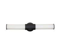 Elstead Lighting Facet Applique murale LED à 2 sources lumineuses, QN-FACET-LED2-BK-BATH,