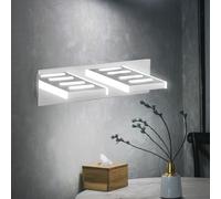 Applique murale LED chromée, luminaire pour cage d'escalier, chambre à coucher, 2x 5W 2x 405lm blanc chaud, Esto 745000-2