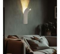 Applique béton LED Applique murale béton gris Applique de salon LED, éclairage indirect, 1x LED 4,2W 200Lm blanc chaud, LxH 10x30 cm