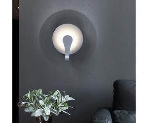 Applique Murale Lampe de Salon Gris LED Aluminium Treppenhauslampe Indirect
