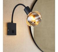 Lampe Murale Lampe De Chevet Lampe De Lecture Flexo Spot Verre H 46,5 Cm