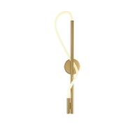 Applique murale lampe de salon or LED lampe de couloir lampe design H 84,4 cm
