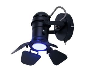 Applique murale Lampe d'entrée Spot à clapet réglable TÉLÉCOMMANDE en kit, ampoules LED RGB incluses