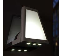 Applique LED façade projecteur extérieur filtre couleur ALU anthracite lumière de jardin IP54 Luteq 1874S_GR