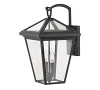Applique Murale Lampe D'Extérieur de Jardin E14 Aluminium Glas IP44 Noir H