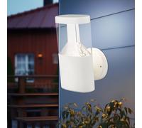 Applique Murale Lampe D'Extérieur IP44 Acier Inoxydable Blanc 1x LED