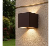 Applique Murale Lampe D'Extérieur Lampe De Balcon LED Couleur Rouille 2 Flammes