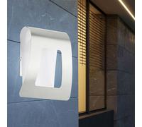 Applique Murale Lampe D'Extérieur LED Inox Feu Avant Lampe de Jardin Argent