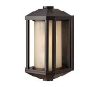 Applique Murale Lampe D'Extérieur Verre de Jardin Lanterne 1 à Feux H 29,2 CM