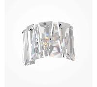 Applique murale lampe en cristal lampe de salon lampe de couloir chrome H 16 cm