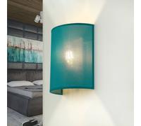 Applique Murale Lampe En Tissu Écran Pétrole Bleu E27 Chambre À Coucher ALICE