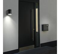 Applique Murale Lampe Extérieure Down Spot Noir Mur De Maison IP44 GU10 Douille