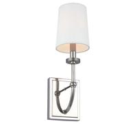 Applique Murale Lampe Humide Éclairage Miroir Salle de Bain Chrome LED