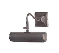 Applique Murale Lampe pour Tableaux Acier Bronze Foncé B 19 CM Salle 2 à Flammes