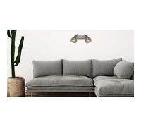 Applique Murale Lampe Réglable Grille Spot Lampe En Bois Grise L Big.Ligt