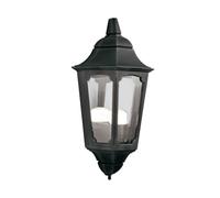 Applique Murale Lanterne Noir Aluminium IP43 Rustique Rory Lampe Maison Porte