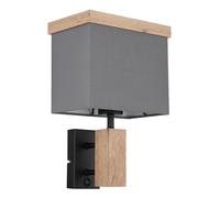 Applique Murale Lecture Lampe de Chevet Holzleuchte Tissu Chambre Big Lumière