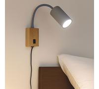 Applique Murale Lecture Luminaire Sportif de Salon Interrupteur Souple Pivotant