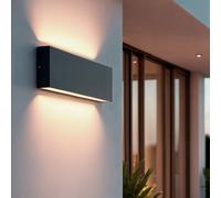 Applique Murale LED 20W Extérieur Aluminium Sélectionnable CCT Sélectionnable D
