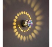 Applique Murale LED 3 W Sal, plafonnier en Aluminium, idéal pour Un Couloir, Une Chambre, Un Vestibule, Un café ou Un Couloir, luminaire décoratif d'intérieur créatif, Blanc Chaud