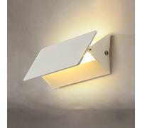 Applique Murale LED 4 000 K Neutre 4 W en Aluminium, Lampe de Chevet Moderne Minimaliste, Style Nordique Luxueux, carrée, luminaire décoratif pour Salon, Couloir