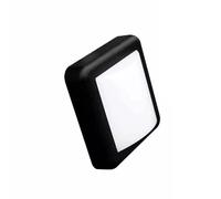 Applique Murale LED 4W Noire Carrée IP65 - Blanc Chaud 2300K - 3500K - SILAMP
