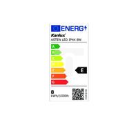 Applique murale LED 8W IP44 8W-NW 450lm 4000K BASTEN LED 26680