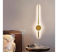 Applique Murale LED à intensité Variable avec télécommande 2700 K-6500 K Applique Murale d'intérieur à Longue Bande en Aluminium Acrylique Bandes Lumineuses Modernes Couloir escalier Bar Salon ch
