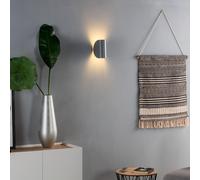 Applique Murale LED Aluminium Gaia 6W Éclairage Double Face Grise