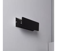 Applique Murale Led Aluminium Temis 10w Noire Blanc Chaud 3000k