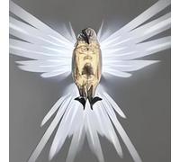 Applique murale LED animaux, applique murale hibou, lumière pygargue à tête blanche, veilleuse imprimée, décoration murale hibou, applique murale statue d'animal pour escalier, couloir, cuisine