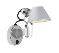 Artemide Tolomeo Micro Faretto LED, aluminium - 3.000 K - avec interrupteur Ce luminaire comporte des modules à LED prémontés de classes énergétiques A A++, A+, A