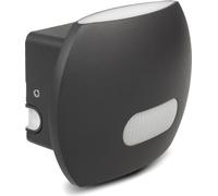 Applique murale LED avec détecteur de mouvement PIR et capteur crépusculaire Applique murale extérieure IP65 4000K blanc neutre 20W 1200lm