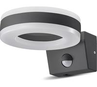 Applique murale LED avec détecteur de mouvement PIR et capteur crépusculaire Applique murale extérieure IP65 4000K blanc neutre 20W 1700lm