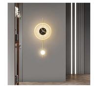 Applique Murale LED avec Horloge, Style Moderne, pour éclairage intérieur, décoration de Chambre, Couloir, hôtel, Salon.