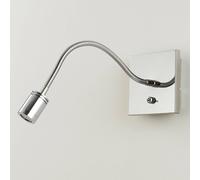 Lindby LED Applique Murale Berfin (Moderne) en Argent Métal e. a. pour Chambre à coucher (1 lampe,à), Lampe Eclairage Luminaire Mural