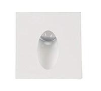 Applique Murale LED carrée en Aluminium Blanc 1 W 3 W, éclairage d'escalier encastré, éclairage d'angle, AC85-265 V, Noir, 3 W, Blanc Chaud
